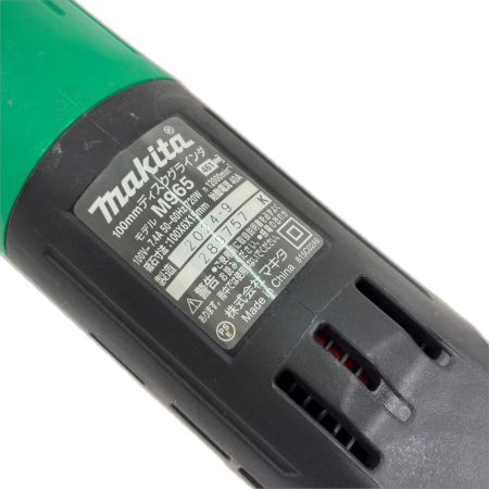  MAKITA マキタ 100ｍｍディスクグラインダ M965