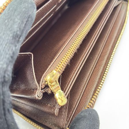  LOUIS VUITTON ルイヴィトン ジッピーウォレット ラウンド長財布 N60015 ブラウン