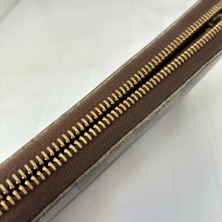  LOUIS VUITTON ルイヴィトン ジッピーウォレット ラウンド長財布 N60015 ブラウン