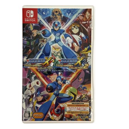   Nintendo Switchソフト ロックマンX アニバーサリー コレクション 1+2 ケース付