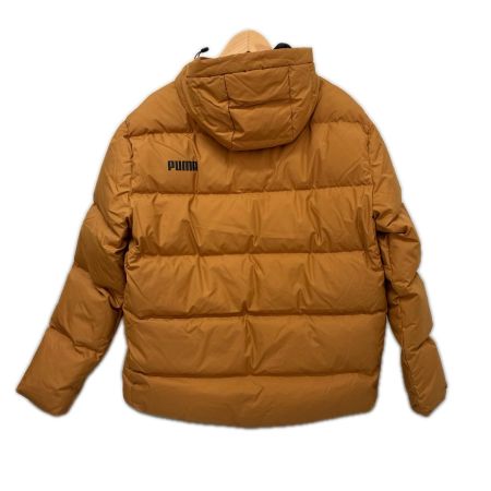 PUMA プーマ ダウンジャケット 蓄熱 撥水 ダウン パッファー ジャケット 防寒 ダウン20％ SIZE XL 672411-74 キャメル