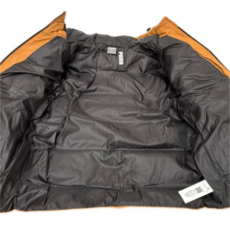 PUMA プーマ ダウンジャケット 蓄熱 撥水 ダウン パッファー ジャケット 防寒 ダウン20％ SIZE XL 672411-74 キャメル