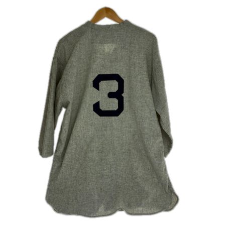  mitchell ness シャツ ベースボールシャツ SIZE XL 古着 グレー