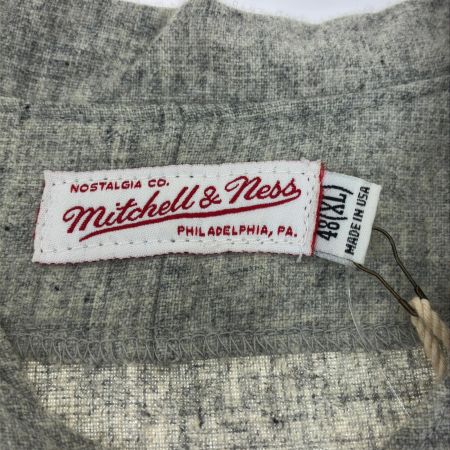  mitchell ness シャツ ベースボールシャツ SIZE XL 古着 グレー