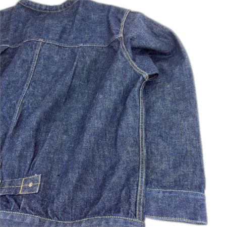 CALEE ジャケット ノーカラーデニムジャケット SIZE XL 古着 インディゴ