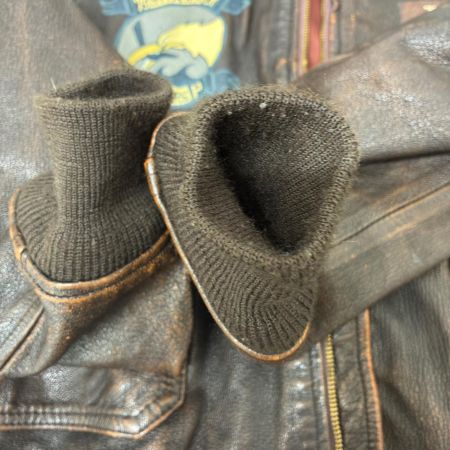  AVIREX アビレックス ジャケット フライトジャケット SIZE 42(L) 古着 ブラウン