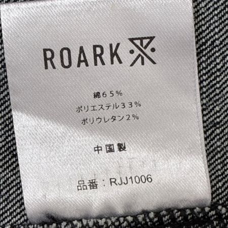  ROARK ジャケット ノーカラージャケット SIZE L 古着 RJJ1006 ブラック