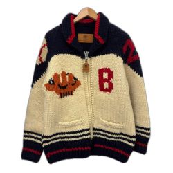 □□ CANADIAN SWETER カナディアンセーター カーディガン カウチンニットカーディガン 古着 CA07322 ホワイト Cランク