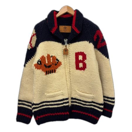  CANADIAN SWETER カナディアンセーター カーディガン カウチンニットカーディガン 古着 CA07322 ホワイト
