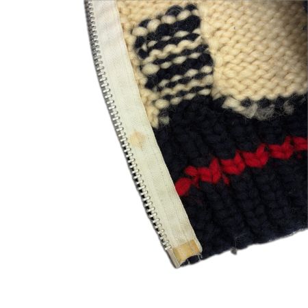  CANADIAN SWETER カナディアンセーター カーディガン カウチンニットカーディガン 古着 CA07322 ホワイト