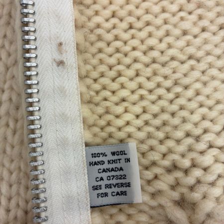  CANADIAN SWETER カナディアンセーター カーディガン カウチンニットカーディガン 古着 CA07322 ホワイト