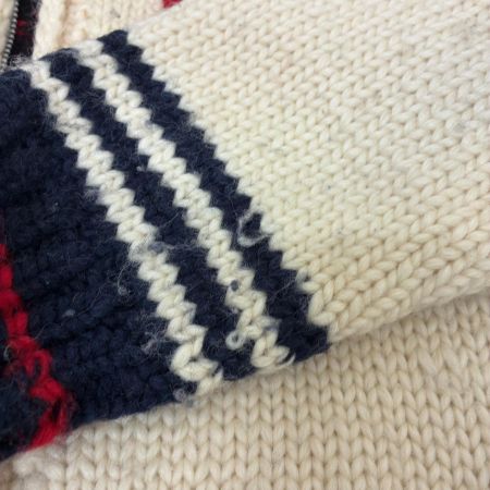  CANADIAN SWETER カナディアンセーター カーディガン カウチンニットカーディガン 古着 CA07322 ホワイト