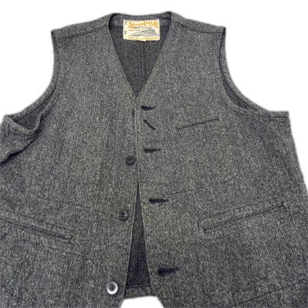  SUGAR CANE シュガーケーン ベスト SIZE 42 古着 グレー