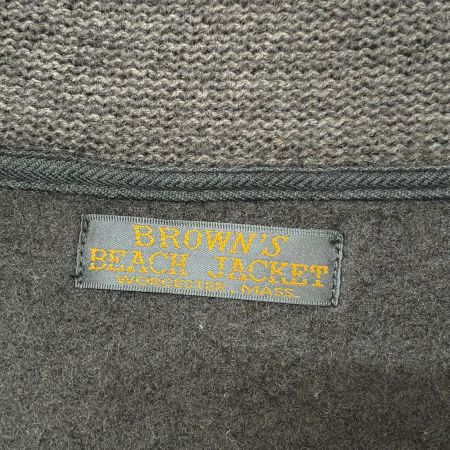  FULL COUNT フルカウント ジャケット SIZE 44(L) ブラウンズビーチジャケット ビーチクロス 古着 BBJ9-006 ブラウン