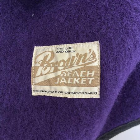  JELADO ジャケット ノーカラーブラウンズビーチジャケット SIZE XL 古着 パープル