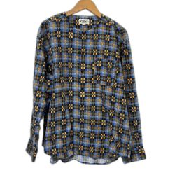 □□ CALEE シャツ 長袖シャツ SIZE L 古着  ブルー Cランク