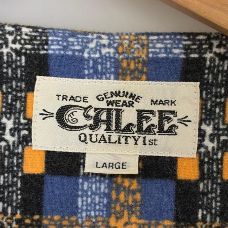  CALEE シャツ 長袖シャツ SIZE L 古着  ブルー