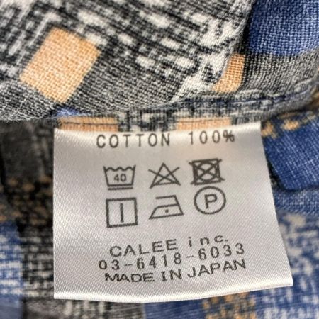  CALEE シャツ 長袖シャツ SIZE L 古着  ブルー