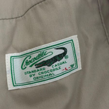  CROCODILE クロコダイル ジャケット SIZE L  ベージュ