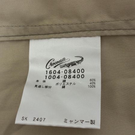  CROCODILE クロコダイル ジャケット SIZE L  ベージュ