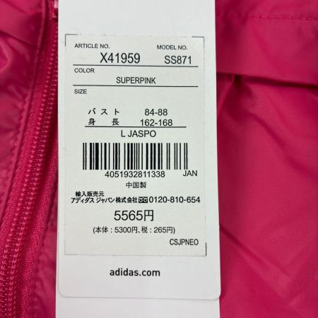  adidas アディダス ジャケット ウインドブレーカー SIZE L/M SS871/CV153 ショッキングピンク×ブラック