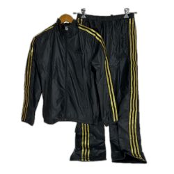 □□ adidas アディダス ジャケット ウインドブレーカー SIZE M TQ890/891 ブラック x ゴールド Aランク