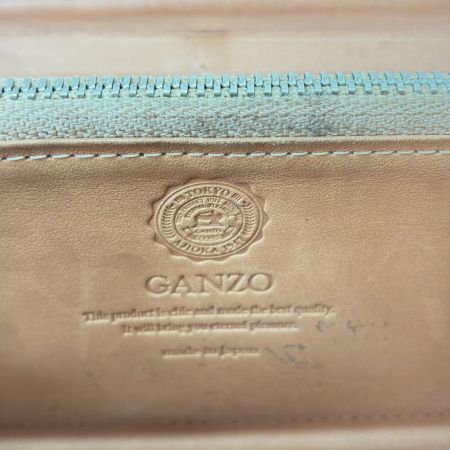  GANZO ジッピーウォレット ブラウン