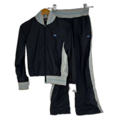 □□ NEW BALANCE ニュー・バランス ジャケット ウインドブレーカーセットアップ SIZE M L472NB506P ブラック×ライトグレー Cランク