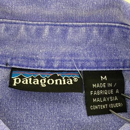  Patagonia パタゴニア シャツ コットンシャツ SIZE M 90ｓ 古着 パープル