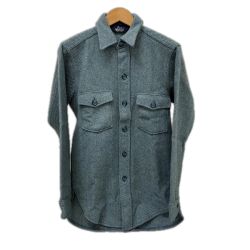 □□ WOOLRICH ウールリッチ シャツ ウールシャツ SIZE S 古着 スカイブルー Cランク