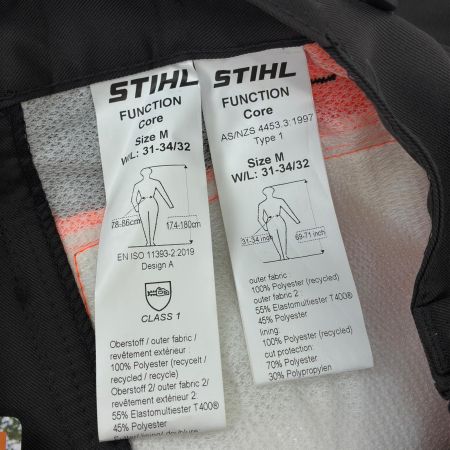  STIHL 工具関連用品 防護ズボン M オレンジ