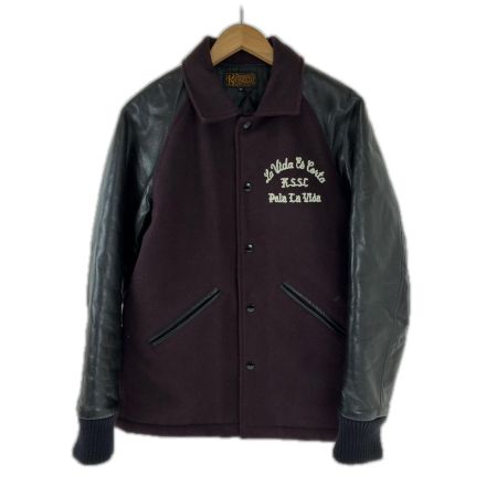  KUSTOMSTYLE ジャケット スタジャン SIZE M 古着 SO-CAL ワインレッド