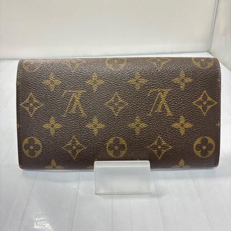 LOUIS VUITTON ルイヴィトン 長財布　モノグラム ポシェットポルトモネクレディ M61725 ブラウン