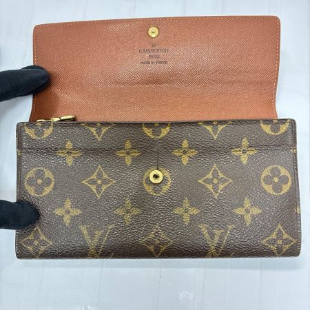 LOUIS VUITTON ルイヴィトン 長財布　モノグラム ポシェットポルトモネクレディ M61725 ブラウン