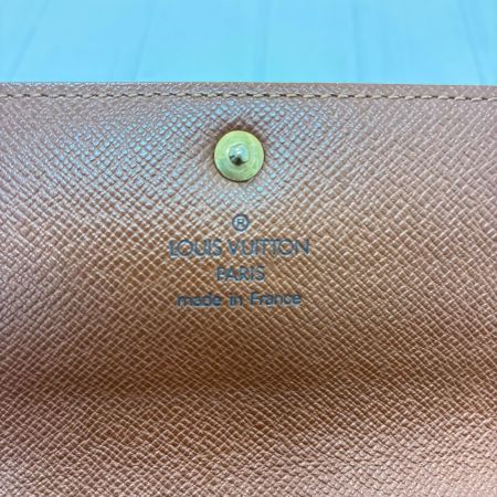 LOUIS VUITTON ルイヴィトン 長財布　モノグラム ポシェットポルトモネクレディ M61725 ブラウン