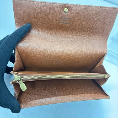 LOUIS VUITTON ルイヴィトン 長財布　モノグラム ポシェットポルトモネクレディ M61725 ブラウン
