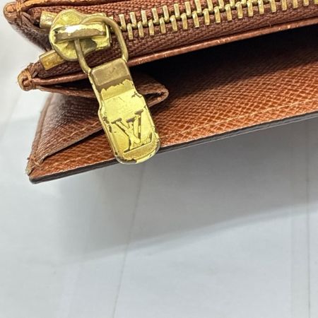 LOUIS VUITTON ルイヴィトン 長財布　モノグラム ポシェットポルトモネクレディ M61725 ブラウン