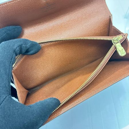 LOUIS VUITTON ルイヴィトン 長財布　モノグラム ポシェットポルトモネクレディ M61725 ブラウン