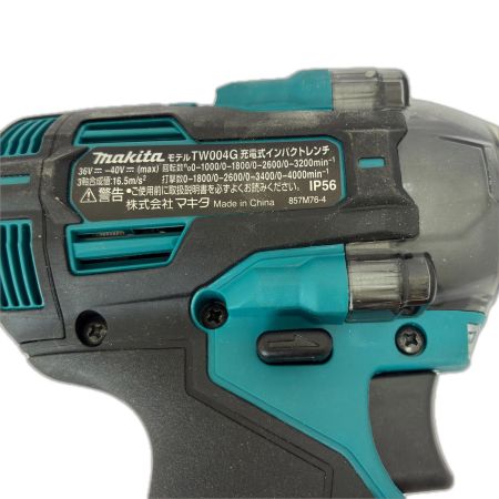  MAKITA マキタ 充電式インパクトレンチ　40Ｖ TW004G ブルー