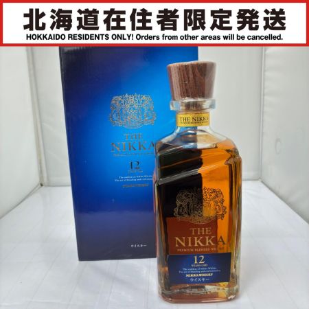 【北海道内限定発送】 NIKKA WHISKY ニッカウイスキー ニッカ　12年　プレミアムブレンデット 未開栓