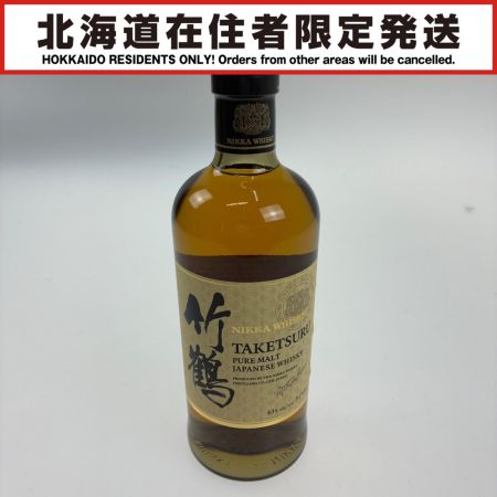 【北海道内限定発送】 TAKETSURU 竹鶴/ニッカウイスキー 竹鶴ピュアモルトジャパニーズウイスキー 未開栓