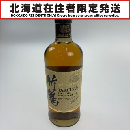 【北海道内限定発送】 TAKETSURU 竹鶴/ニッカウイスキー 竹鶴ピュアモルトジャパニーズウイスキー 未開栓