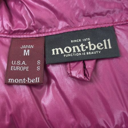  mont･bell モンベル ジャケット U.Lダウンガイドパーカー ダウンジャケット SIZE M ダウン 90％ 1101385 ショッキングピンク