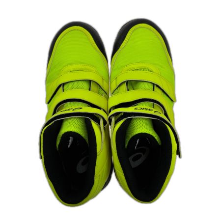  asics アシックス 靴 プロスニーカー 安全靴 作業用靴 ウィンジョブ SIZE 25.5cm FCP601 イエロー