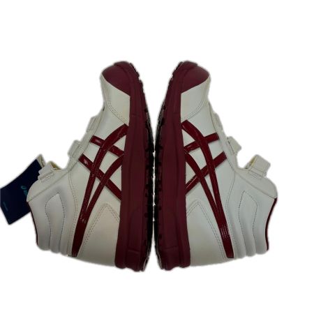  asics アシックス  プロテクティブスニーカー 作業用靴 安全靴 ウィンジョブ CP302 SIZE 25.5cm FCP302 ホワイト×レッド