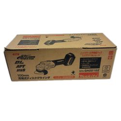□□ MAKITA マキタ 100mm充電式ディスクグラインダ 40Ｖ GA001GZ Sランク