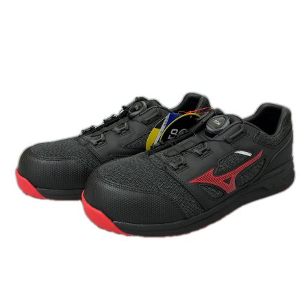  MIZUNO ミズノ 工具関連用品 安全靴 オールマイティ ダイヤル ローカット 作業靴 27.5cm F1GA220209 ブラック