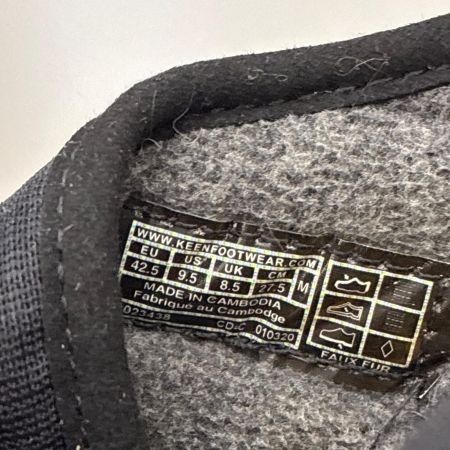  KEEN キーン シューズ スリッポン メンズ ハウザー スライド スニーカー SIZE 27.5cm 1023438 ブラック