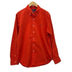 RALPH LAUREN ラルフローレン シャツ 長袖シャツ SIZE L 古着  オレンジ Bランク