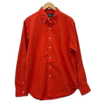 RALPH LAUREN ラルフローレン シャツ 長袖シャツ SIZE L 古着  オレンジ